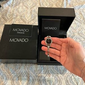 COPY - Movado bengal watch with diamonds.